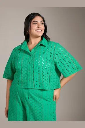 20Dresses Women Polka Dot Opaque Printed Casual Shirt