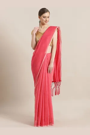 Kalista Chanderi Saree With Blouse Piece