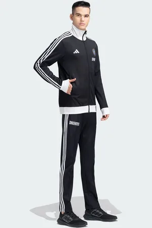 adidas INDCRI Polo Neck Jacket With Mid-Rise Track Pant