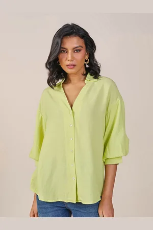 AND Shirt Style Solid Top