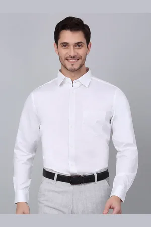 CANTABIL Men Solid Opaque Formal Shirt