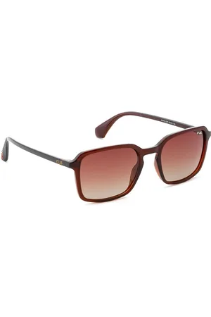 Idee Men Square Sunglasses with Polarised and UV Protected Lens IRS1313C2PSG