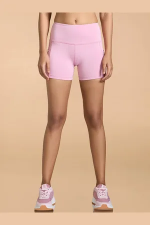 KICA Women Skinny Fit High-Rise Training or Gym Sports Shorts