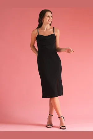 Globus Women Straight Strappy Shoulder Party Dress