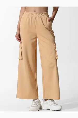 ONLY ONLGENOA Women Straight Fit High-Rise Cargo Trousers