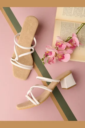 Tokyo Talkies Open Back Square Toe Block Heels