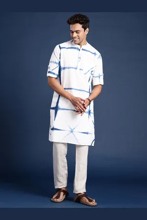 Taavi Tie-Dye Pure Cotton Kurta