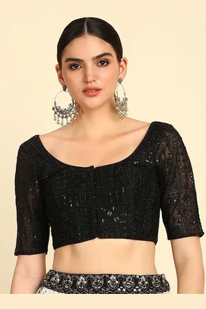 Soch Embellished Sequinned Readymade Saree Blouse
