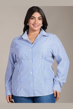 20Dresses Women Opaque Striped Casual Shirt
