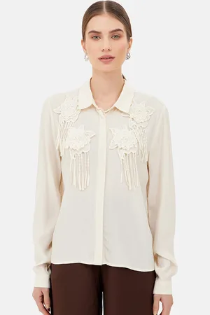 Kazo Relaxed Embellished Casual Shirt