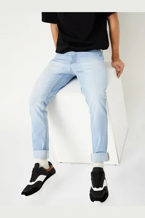 Max Collection Men Mid-Rise Light Fade Clean Look Tapered Fit Jeans