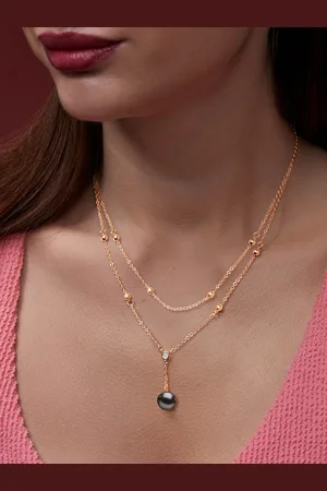 MINUTIAE Women Brass Gold-Plated Handcrafted Necklace