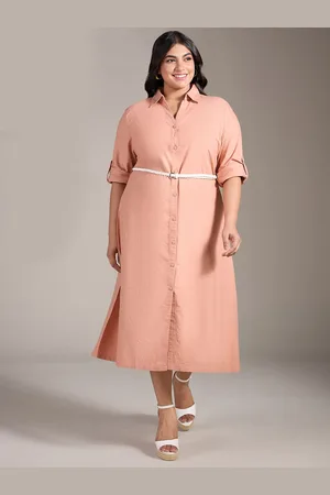 20Dresses Linen Shirt Midi Dress