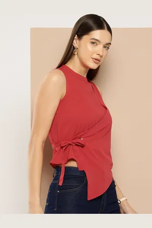 Chemistry Waist Tie-Up Top