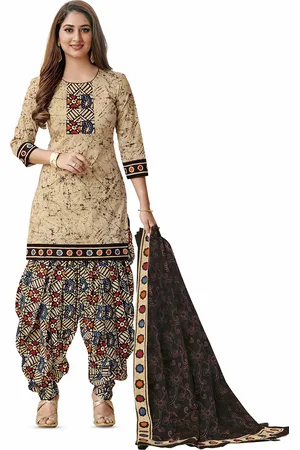 Miraan Printed Pure Cotton Unstitched Dress Material