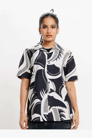 FREAKINS Women Opaque Printed Casual Shirt
