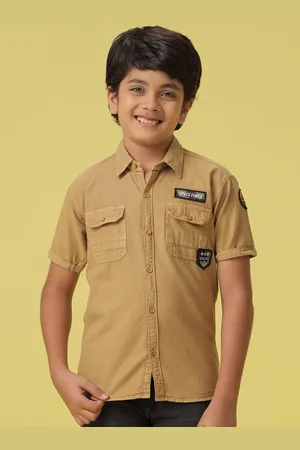 V-Mart Boys Applique Detail Casual Shirt