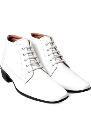 BXXY Men Elevator Leather Regular Boots
