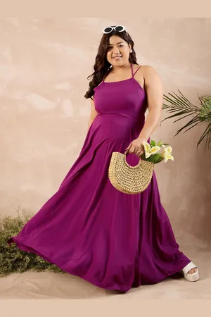 Berrylush Women Flared Sleeveless Backless Maxi Dress
