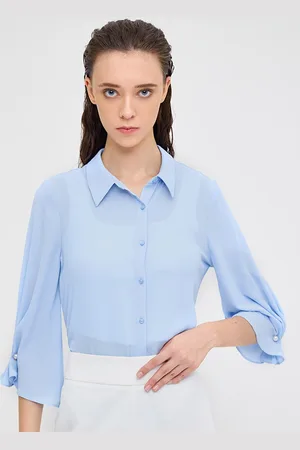 COVER STORY Women Solid Opaque Casual Shirt