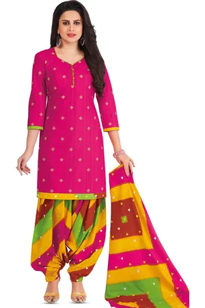 Miraan Printed Pure Cotton Unstitched Dress Material