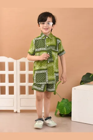 Superminis Boys Printed Shirt With Shorts