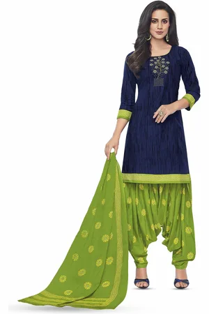 Miraan Printed Pure Cotton Unstitched Dress Material