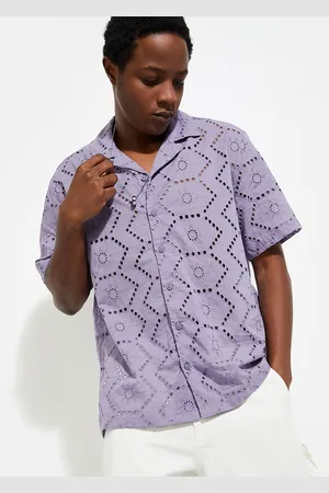 Max Collection URB_N Men Schiffli Oversized Shirt