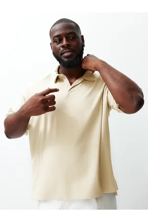 Trendyol Men Solid Polo Collar T-shirt