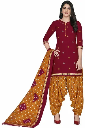 Miraan Printed Pure Cotton Unstitched Dress Material