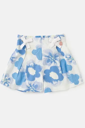 Angel & Rocket Girls Floral Printed Slim Fit Shorts