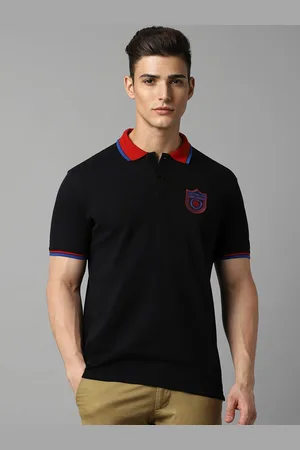 Louis Philippe Polo Collar Pure Cotton Slim Fit T-shirt