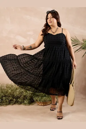 Berrylush Women Jacquard Fit and Flare Midi Dress