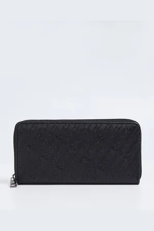 Max Collection Textured Zip Around Wallet