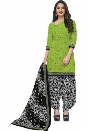 Miraan Printed Pure Cotton Unstitched Dress Material