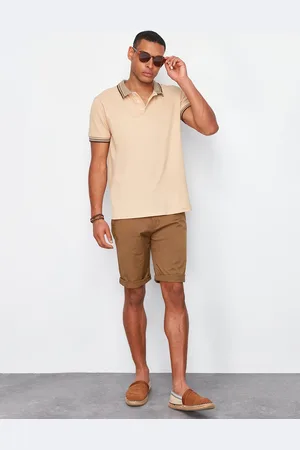 Trendyol Men Solid Polo Collar T-shirt