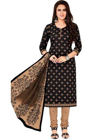 Miraan Printed Pure Cotton Unstitched Dress Material