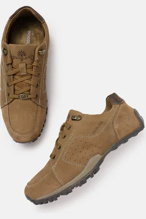 Woodland Men Leather Sneakers