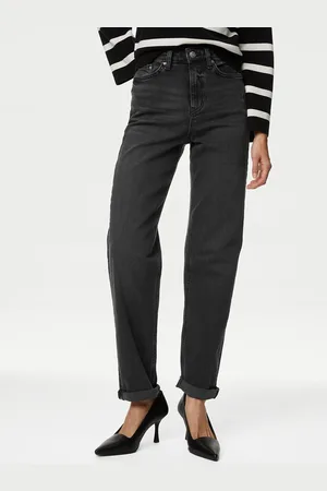 Marks & Spencer Women Boyfriend Fit High Rise Clean Look Jeans
