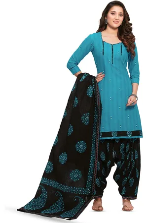 Miraan Printed Pure Cotton Unstitched Dress Material