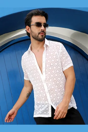 Campus Classic Ethnic Motif Printed Casual Shirt