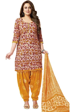 Miraan Printed Pure Cotton Unstitched Dress Material