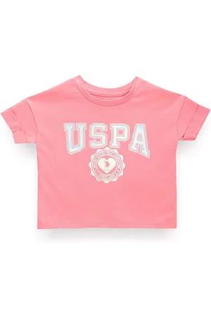 Ralph Lauren Girls Brand Logo Printed Pure Cotton T-shirt