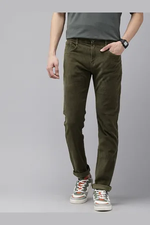 SPYKAR Men Corduroy Chinos Trousers