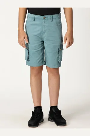 Nautica Boys Slim Fit Mid-Rise Cotton Cargo Shorts