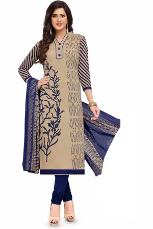 Miraan Printed Pure Cotton Unstitched Dress Material