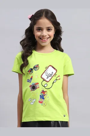 Monte Carlo Girls Graphic Printed Round Neck T-shirt