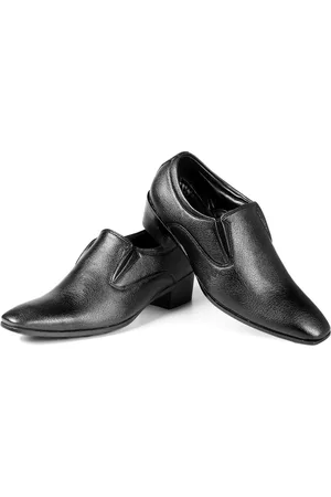 BXXY Men Elevator Textured Formal Slip-Ons