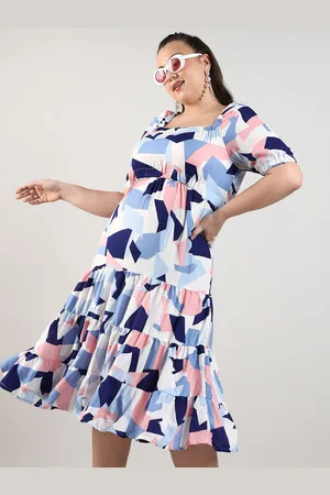 Instafab Women Fit & Flare Knee Length Dress