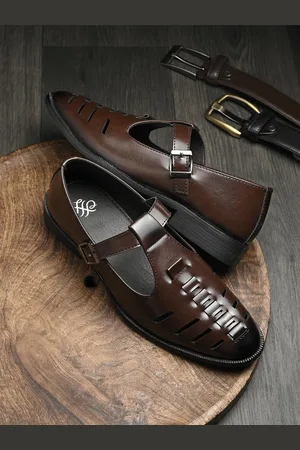 House of Pataudi Men Shoe-Style Sandals